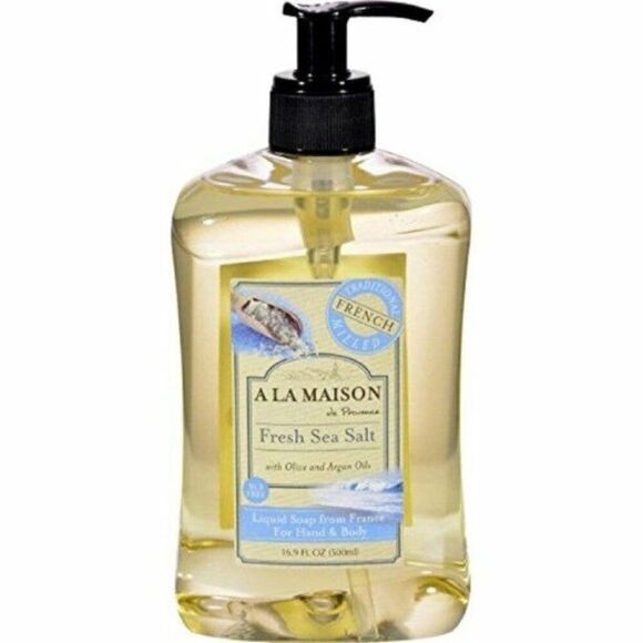 A La Maison de Provence Fresh Sea Salt French Milled Hand Soap Pump Dispenser - Picture 1 of 2